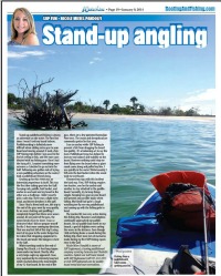 Waterline Article on SUP Fishing