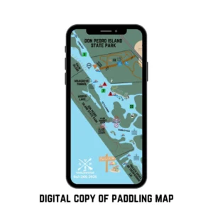 phone displaying map image on screen