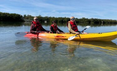 kayaking with children